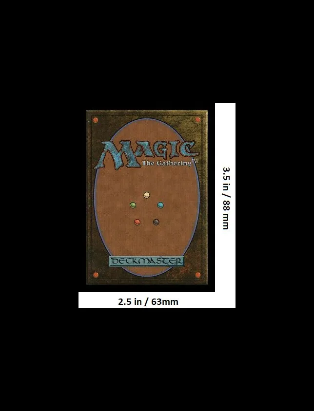 What point size are magic cards?