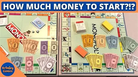 How much money does each player start with in monopoly here and now?