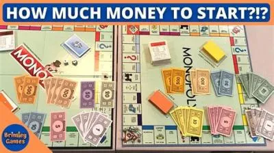 How much money does each player start with in monopoly here and now?