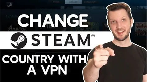 Does vpn change steam country?