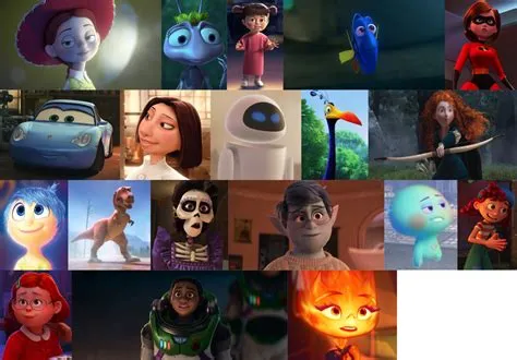 Who was the first female protagonist in pixar?