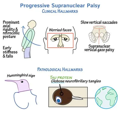 What celebrity has supranuclear palsy?