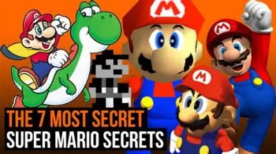 Where is the secret place in super mario?