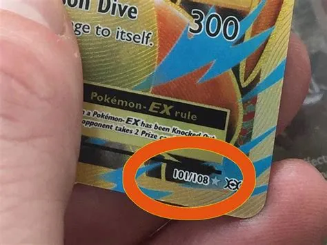 Are all pokémon cards numbered?