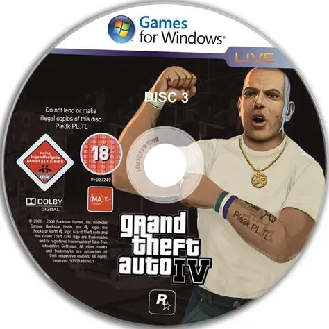 Does gta 4 have 2 discs?