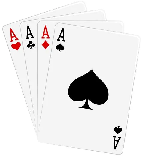 Which card is higher ace or 4?