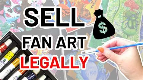 Is free fan art illegal?