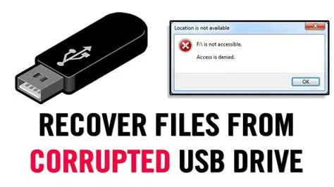 Do usb get corrupted?