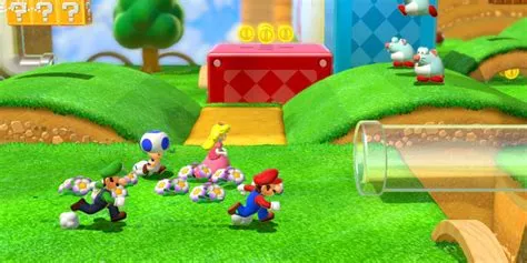 Is super mario 3d world online multiplayer?