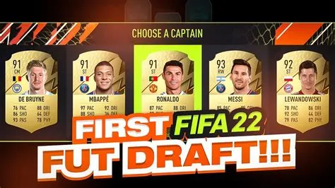 What do drafts do in fifa 22?