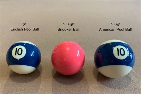 What is the difference between american and british pool table?