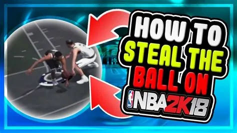 How do you steal the ball every time in 2k?