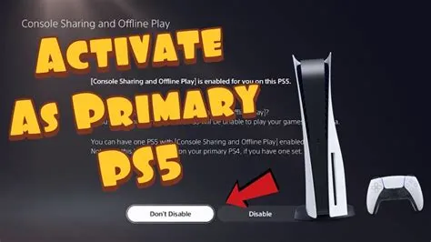 How many consoles can you activate as primary?