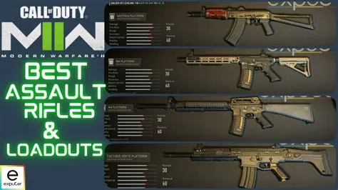 What is the most popular assault rifle in mw2?