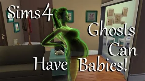 Can you get pregnant with a ghost baby in sims 4?