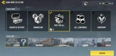 What is call of duty free for all game mode?