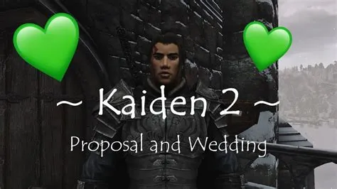 How do you make kaidan propose?