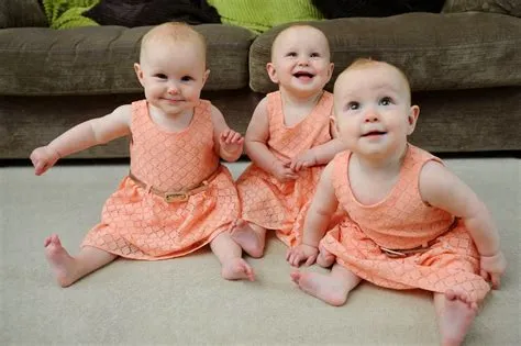 Can triplets all be different?