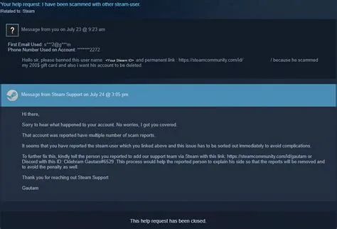 Can steam ban you for scamming?