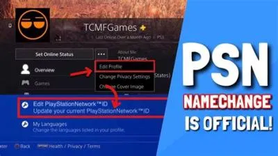 What is the psn id and gamertag?