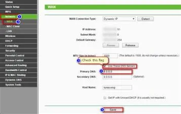 What does changing your dns to 8.8 8.8 do?