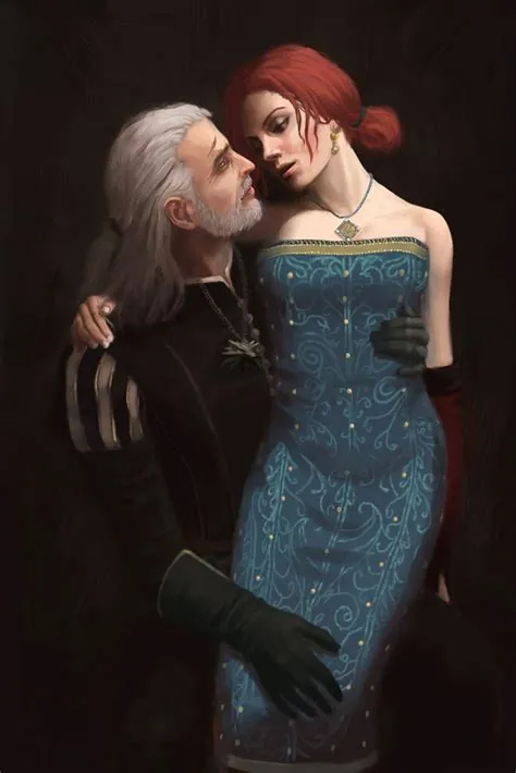 Did triss take advantage of geralt in books?