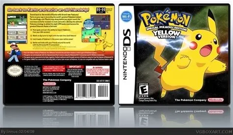 Is pokémon yellow on ds?