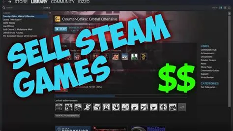 Can i sell game on steam?