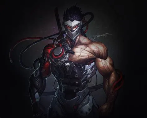 Is genji fully cyborg?