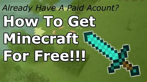 Does minecraft need to be paid?