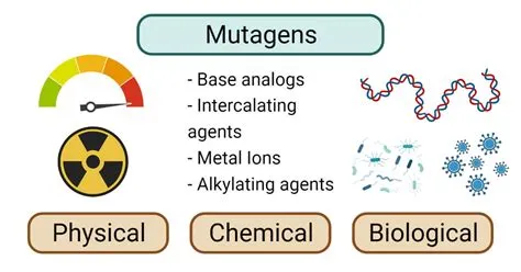 What is 1 example of mutagens?