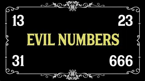 What is the evil number in the world?