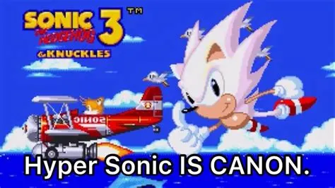 Why is hyper sonic not canon?