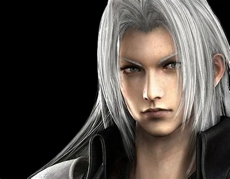 How does sephiroth keep his hair?