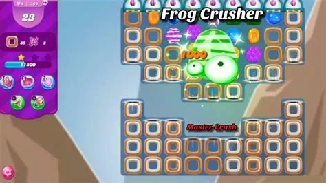 What does candy crush frog do?