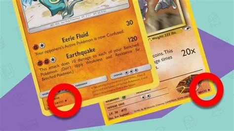 What does the star at the bottom of a pokémon card mean?