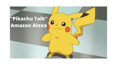 Can pikachu still talk?