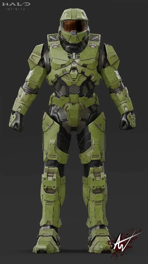 How heavy is master chief in his armor?