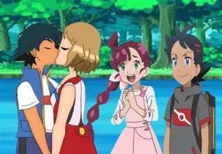 What episode did serena kiss ash?