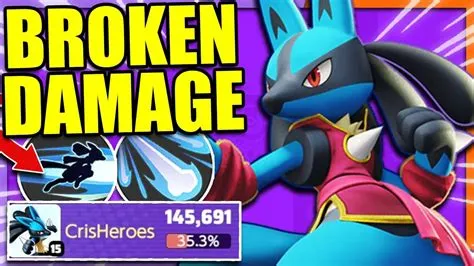 Does lucario get stronger with more damage?