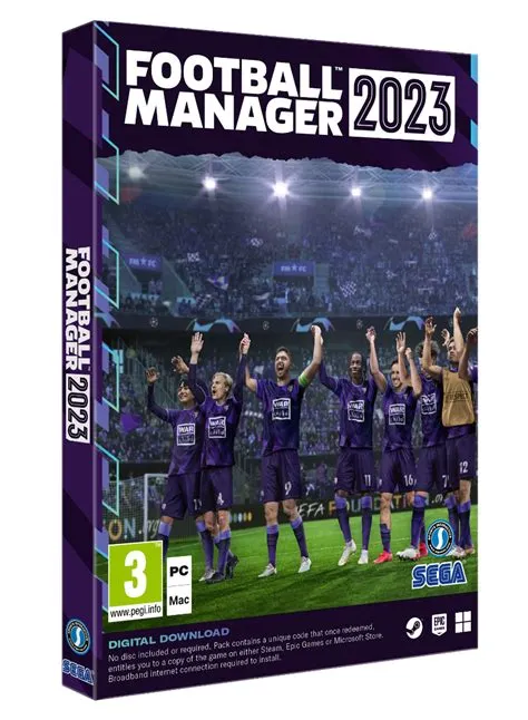 Is football manager 2023 on disc?