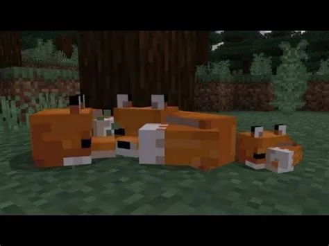 Why is my fox crying in minecraft?