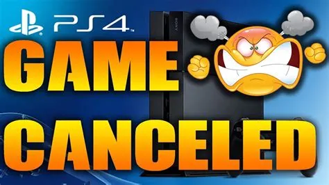 Is the ps4 being cancelled?