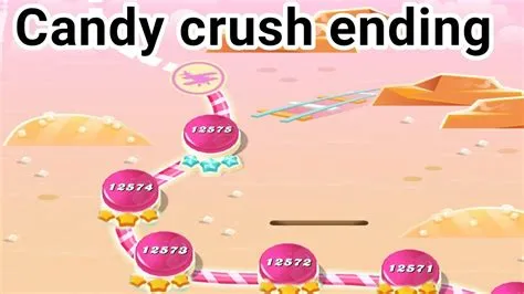 Where candy crush ends?