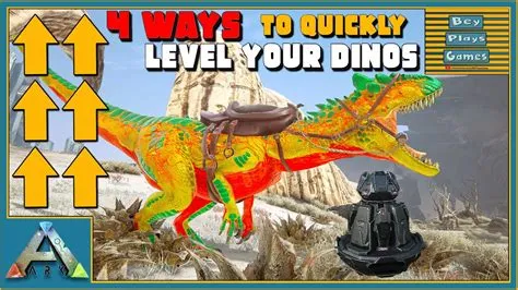 Do baby dinos level up?