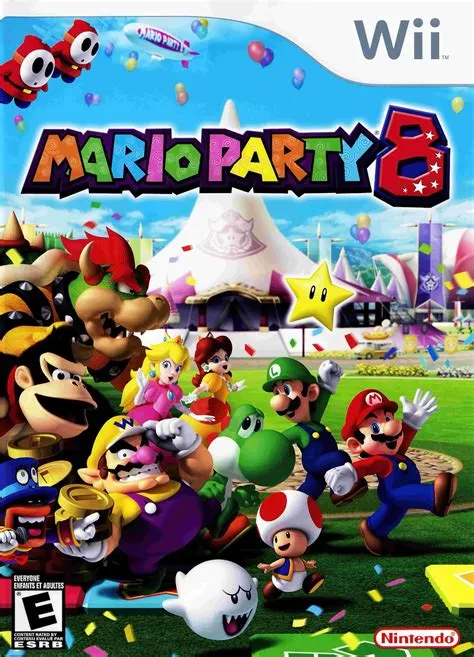 How many people can play mario party eight?