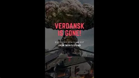 Why is verdansk gone?