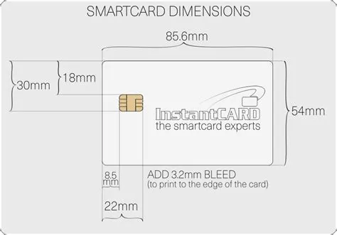 What size is a smart card?