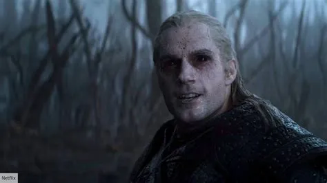 Why is the witcher eyes black?