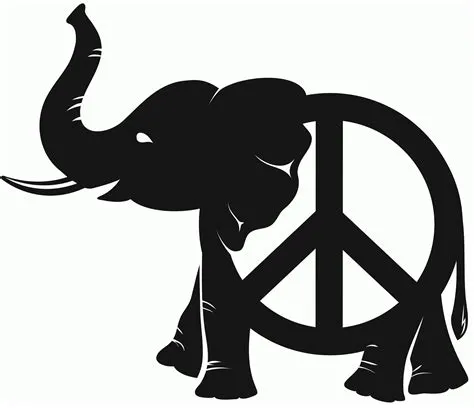 Do elephants mean peace?